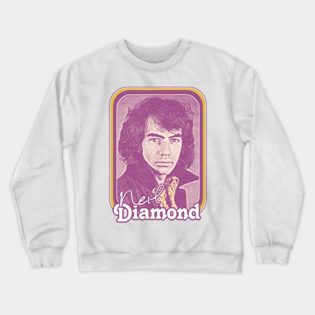 Neil Diamond // Retro 1970s Fan Design Crewneck Sweatshirt by DankFutura